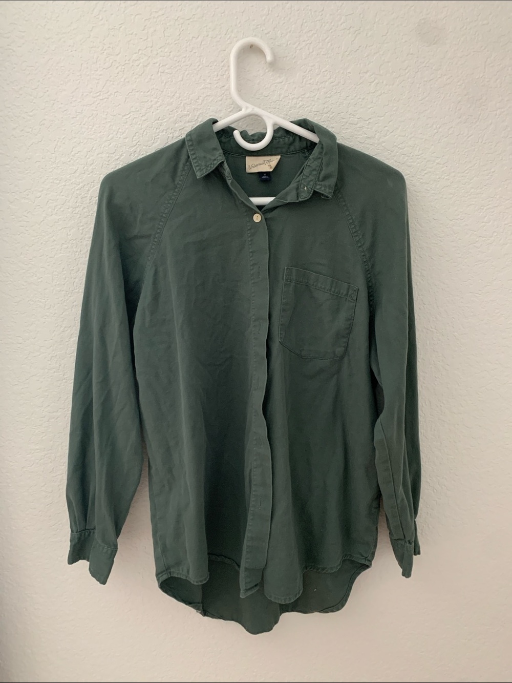 Rails Men's Dark Green Long-Sleeve Button-Down Shirt